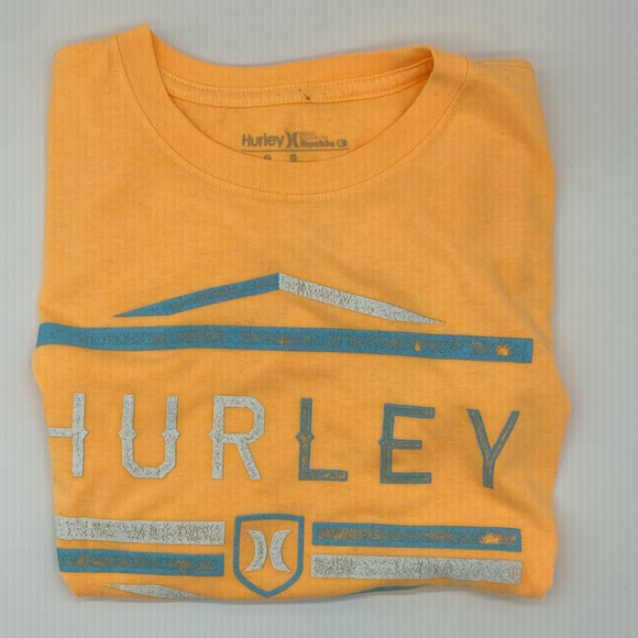 Hurley Boy size Large Short sleeve tee. Bright. Tropical. Beach. Surf. Summer - Picture 2 of 8